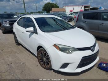  Salvage Toyota Corolla