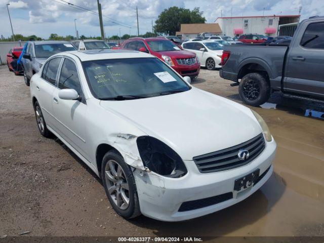  Salvage INFINITI G35x