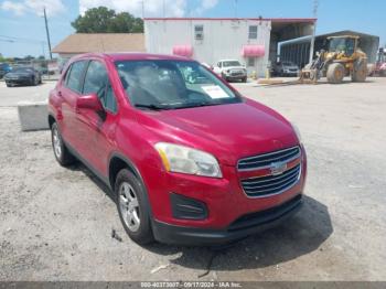  Salvage Chevrolet Trax