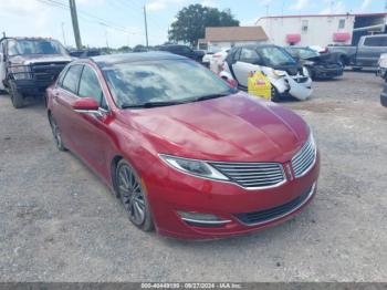  Salvage Lincoln MKZ Hybrid