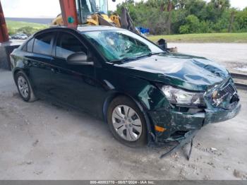  Salvage Chevrolet Cruze