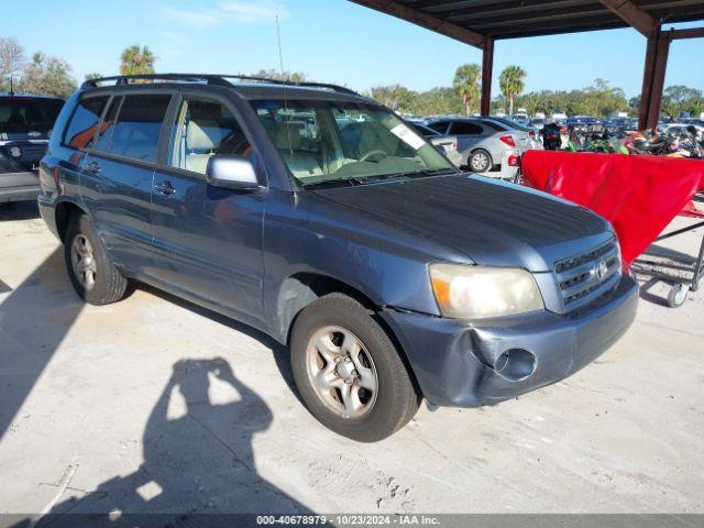  Salvage Toyota Highlander