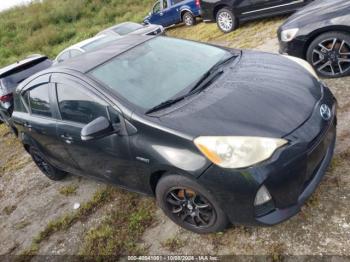  Salvage Toyota Prius c