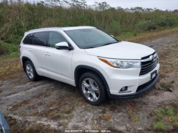  Salvage Toyota Highlander