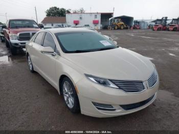  Salvage Lincoln MKZ Hybrid