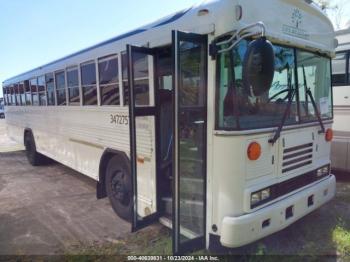  Salvage Blue Bird School Bus   Transit Bus