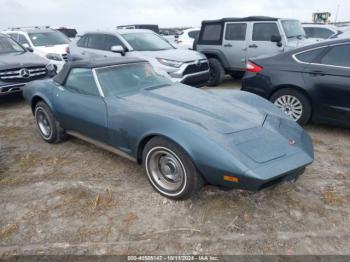  Salvage Chevrolet Corvette