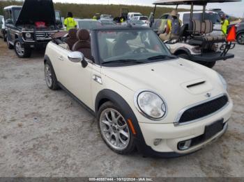  Salvage MINI Cooper S