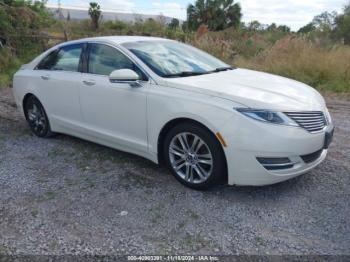  Salvage Lincoln MKZ Hybrid