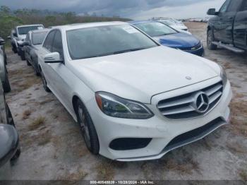  Salvage Mercedes-Benz E-Class