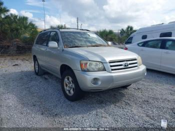  Salvage Toyota Highlander