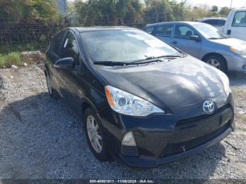  Salvage Toyota Prius c