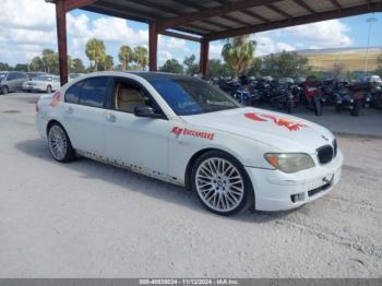  Salvage BMW 7 Series