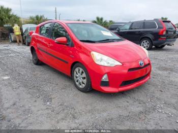  Salvage Toyota Prius c