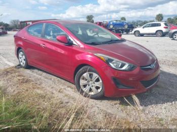  Salvage Hyundai ELANTRA