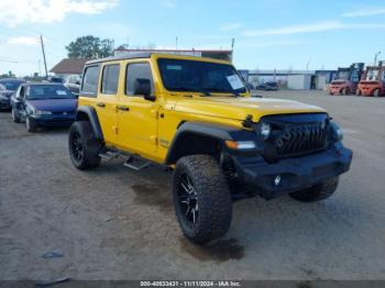  Salvage Jeep Wrangler