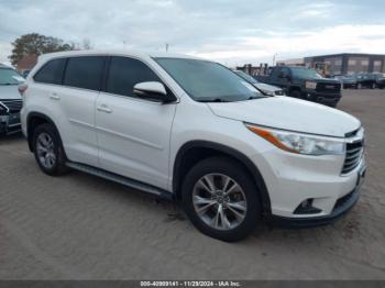  Salvage Toyota Highlander