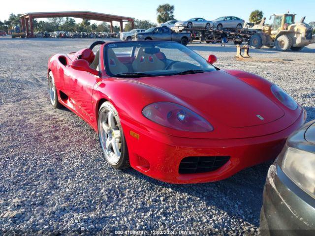  Salvage Ferrari 360 Spider Spider F1