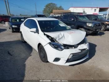  Salvage Toyota Corolla