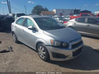  Salvage Chevrolet Sonic