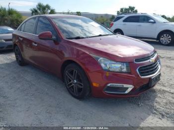  Salvage Chevrolet Cruze