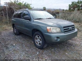  Salvage Toyota Highlander