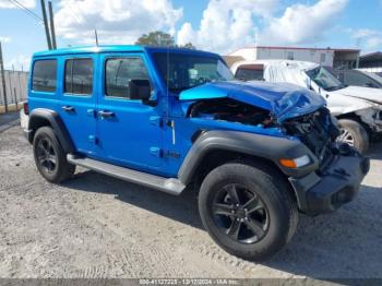  Salvage Jeep Wrangler