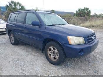  Salvage Toyota Highlander