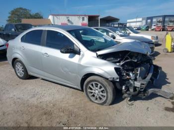  Salvage Chevrolet Sonic