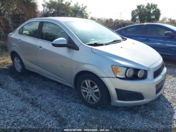  Salvage Chevrolet Sonic