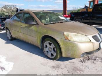  Salvage Pontiac G6