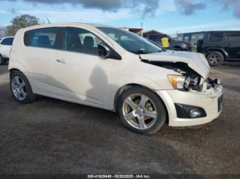  Salvage Chevrolet Sonic