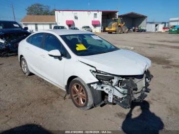  Salvage Chevrolet Cruze