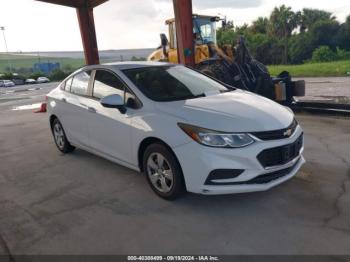  Salvage Chevrolet Cruze