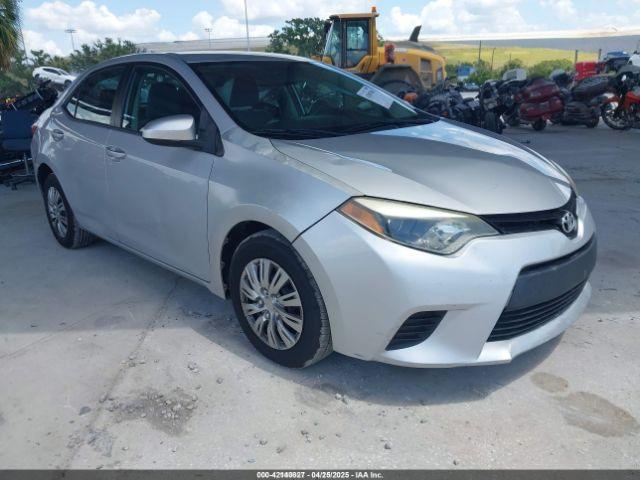  Salvage Toyota Corolla