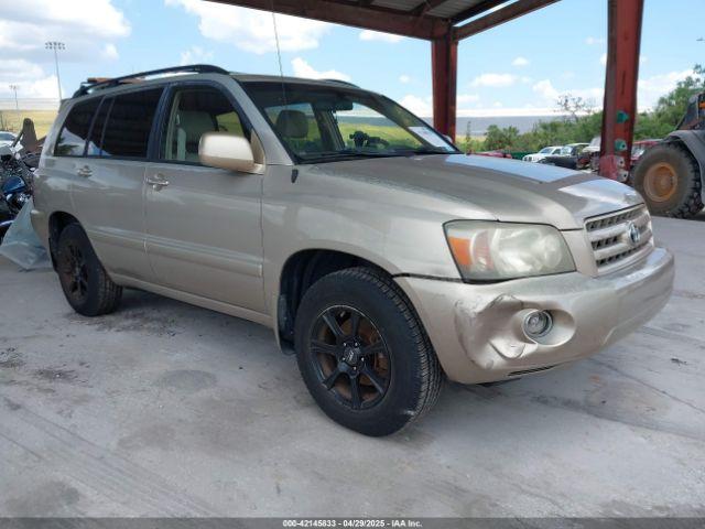  Salvage Toyota Highlander