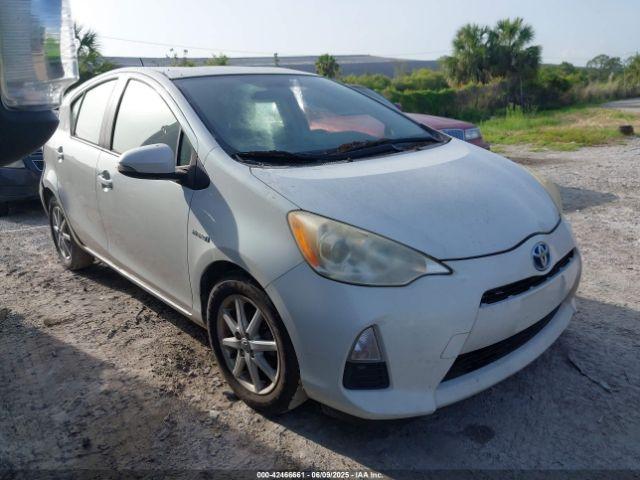  Salvage Toyota Prius c