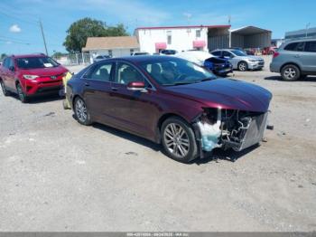  Salvage Lincoln MKZ
