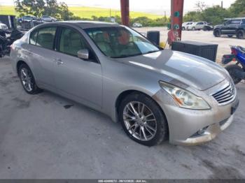  Salvage INFINITI G37x