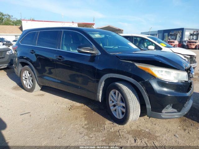  Salvage Toyota Highlander