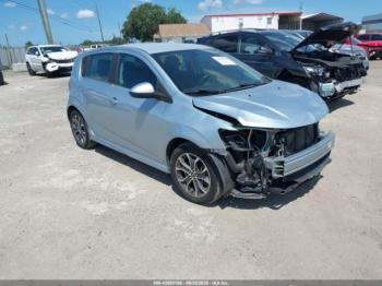  Salvage Chevrolet Sonic