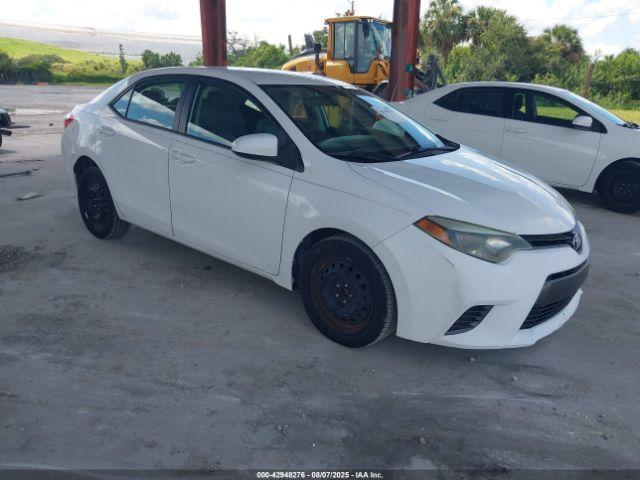  Salvage Toyota Corolla