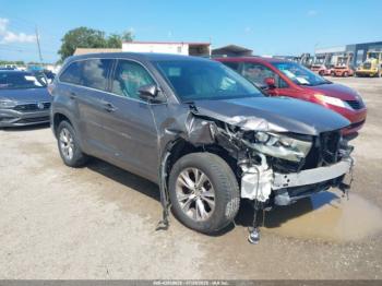  Salvage Toyota Highlander