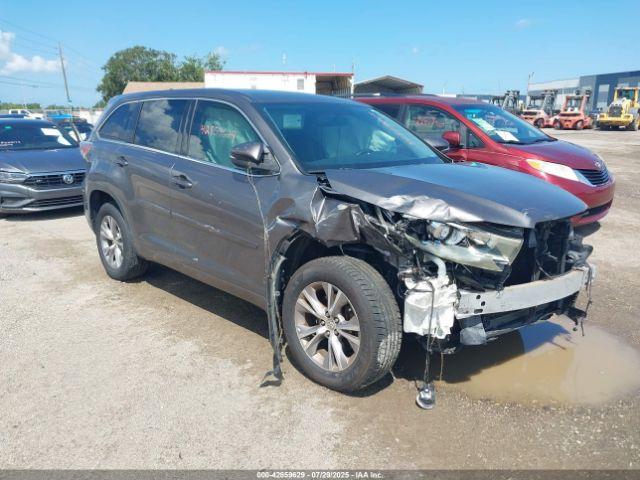  Salvage Toyota Highlander