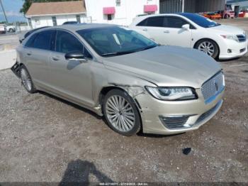  Salvage Lincoln MKZ