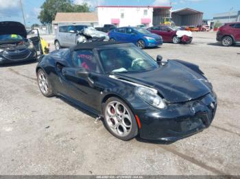 Salvage Alfa Romeo 4c Spider