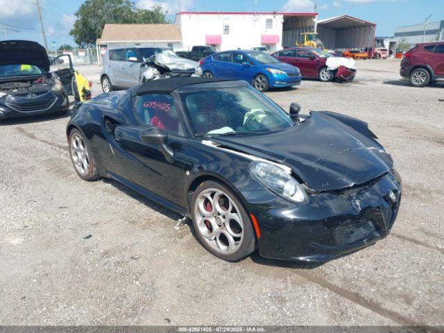  Salvage Alfa Romeo 4c Spider
