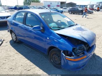  Salvage Chevrolet Aveo