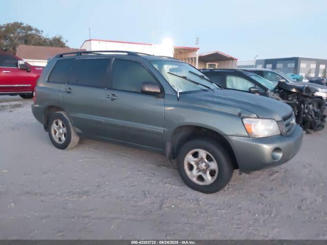  Salvage Toyota Highlander