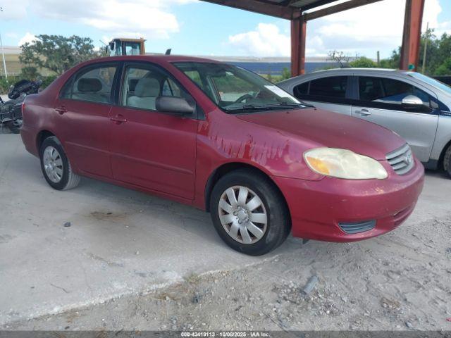  Salvage Toyota Corolla